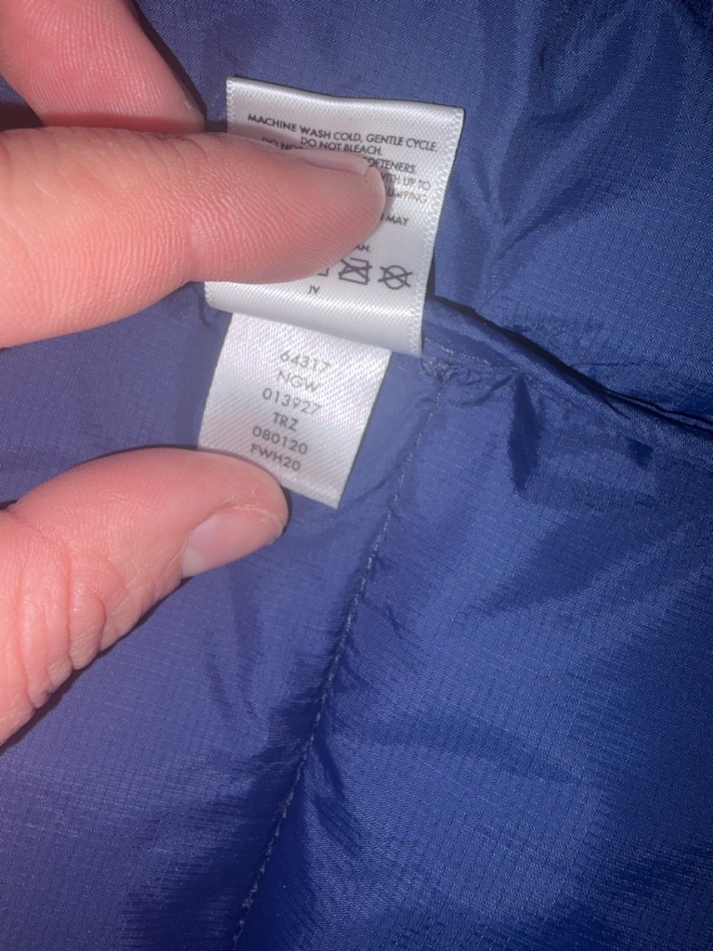Hanna Andersson Puffer Vest Girls Sz 12 Multicolor Superlight Down Floral Zip Up - Picture 5 of 7